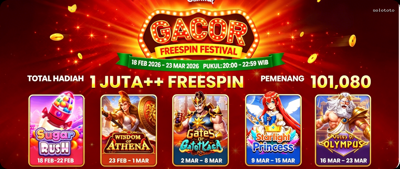 Login solototo Sekarang Bonus Melimpah